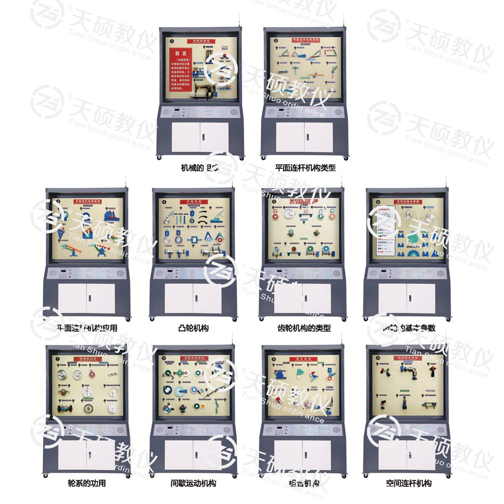TSSMT-1型 機械原理陳列柜（10個分柜，帶智能語音講解）